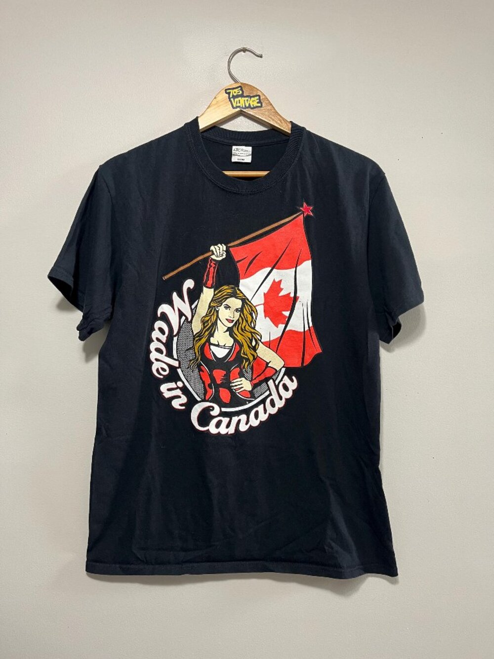 Vintage Trish Status WWE Made in Canada T-shirt